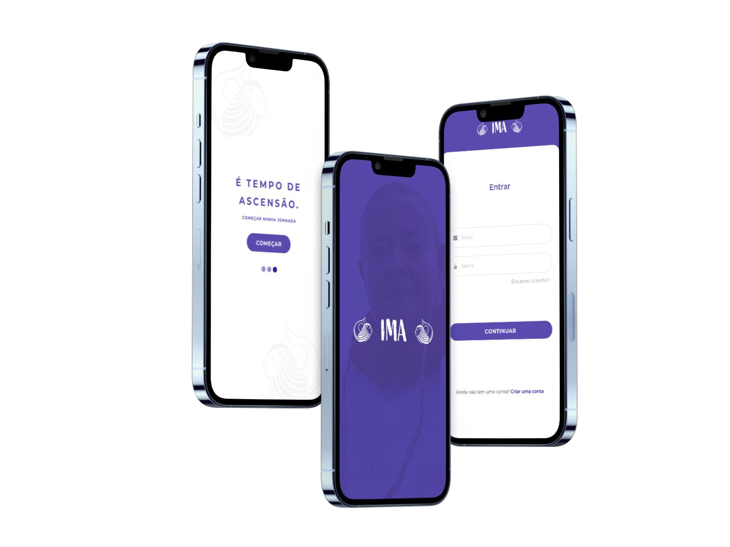 Telas do app Halu Gamashi